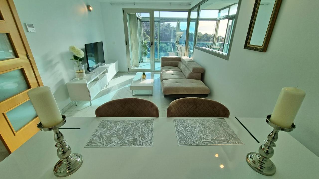 Skyline 14 Large And Sunny All-Day Balcony With Stunning Sea Views 貝尼多姆 外观 照片